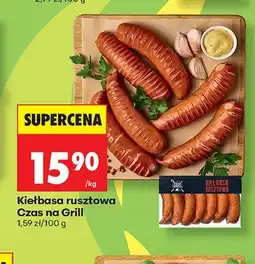 Biedronka Kiełbasa rusztowa Czas na Grill oferta