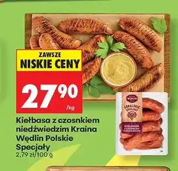 Biedronka Kiełbasa z czosnkiem niedźwiedzim Kraina Wędlin Polskie Specjały oferta