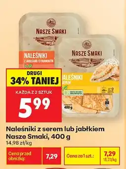 Biedronka Naleśniki z serem Nasze Smaki oferta