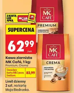 Biedronka Kawa ziarnista MK Café Premium oferta