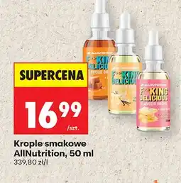 Biedronka Krople smakowe AllNutrition oferta