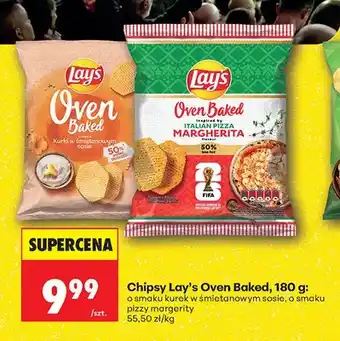 Biedronka Chipsy Lay's Oven Baked o smaku kurek w śmietanowym sosie oferta