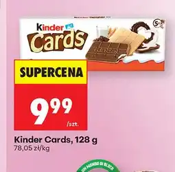 Biedronka Ciastka Kinder Cards oferta