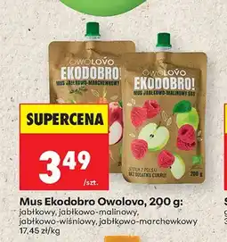Biedronka Mus Ekodobro Owolovo jabłkowy oferta