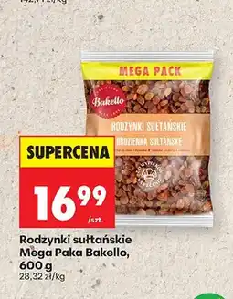 Biedronka Rodzynki sułtańskie Mega Paka Bakello oferta