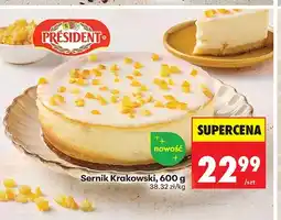Biedronka Sernik Krakowski PRÉSIDENT oferta