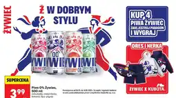 Biedronka Piwo bezalkoholowe Żywiec 0% lipa-pigwa oferta