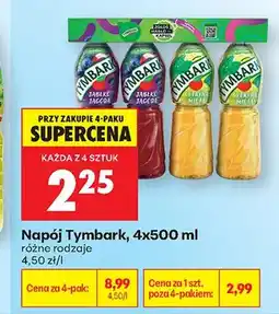 Biedronka Napój Tymbark jabłko jagoda 4-pak oferta