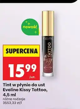 Biedronka Tint w płynie do ust Eveline Kissy Tattoo oferta