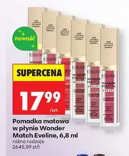Biedronka Pomadka matowa w płynie Eveline Wonder Match oferta