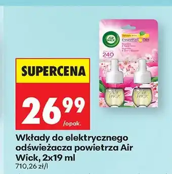 Biedronka Wkłady do elektrycznego odświeżacza powietrza Air Wick oferta