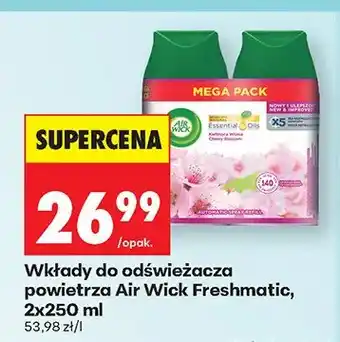 Biedronka Wkłady do odświeżacza powietrza Air Wick Freshmatic oferta