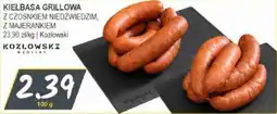 Słoneczko Kiełbasa grillowa kozłowski oferta