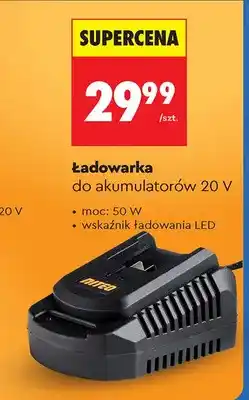 Biedronka Ładowarka do akumulatorów 20V NITEO oferta