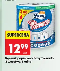 Biedronka Ręcznik papierowy Foxy Tornado 3 warstwy 1 rolka oferta