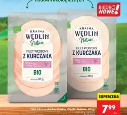 Biedronka Filet z kurczaka bio Kraina Wędlin Nature oferta