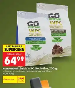 Biedronka Koncentrat białek WPC Go Active ciasteczkowy oferta