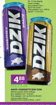 Stokrotka Napój energetyczny Dzik Grape oferta