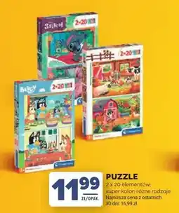 Stokrotka Puzzle Clementoni 2-pak 20 elementów Stitch super kolor oferta