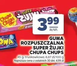 Stokrotka Guma rozpuszczalna Super Żujki Chupa Chups truskawkowe oferta