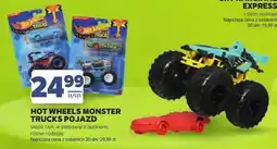 Stokrotka Pojazd Hot Wheels Monster Trucks skala 1:64 w zestawie z autkiem oferta