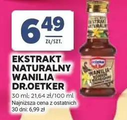 Stokrotka Ekstrakt naturalny wanilia Dr.Oetker oferta