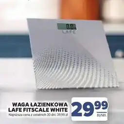 Stokrotka Waga łazienkowa LAFE Fitscale White oferta