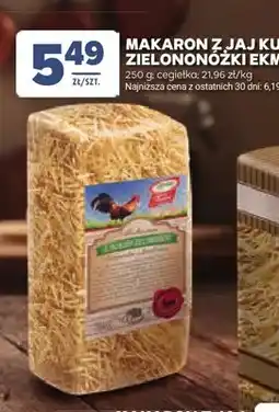 Stokrotka Makaron z jaj kury zielononóżki cegiełka EkMak oferta