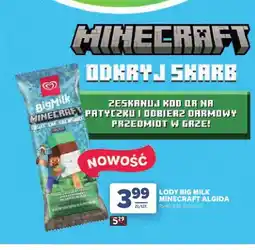 Stokrotka Lody Big Milk Minecraft Algida oferta