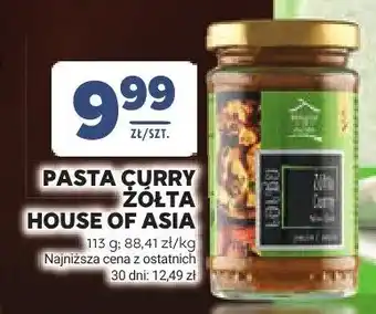 Stokrotka Pasta curry żółta House of Asia oferta