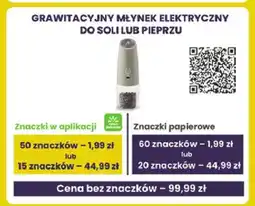 Stokrotka Grawitacyjny młynek elektryczny do soli lub pieprzu oferta