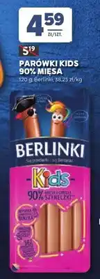 Stokrotka Parówki Berlinki Kids 90% mięsa oferta