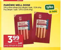Stokrotka Parówki wieprzowe Well Done oferta