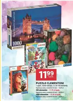 Stokrotka Puzzle Clementoni 2x20-104 elementy oferta