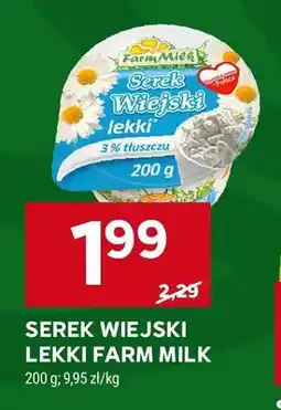 Stokrotka Serek wiejski lekki Farm Milk 3% tłuszczu oferta