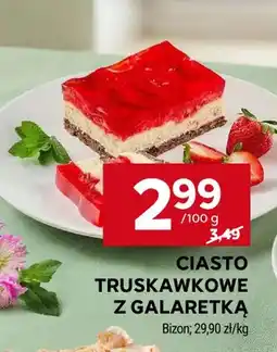 Stokrotka Ciasto truskawkowe z galaretką Bizon oferta