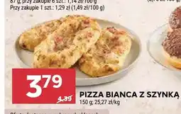 Stokrotka Pizza bianca z szynką oferta