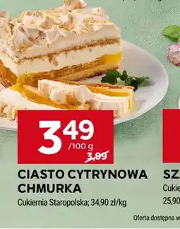 Stokrotka Ciasto cytrynowa chmurka Cukiernia Staropolska oferta