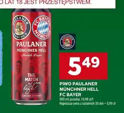 Stokrotka Piwo Paulaner Münchner Hell FC Bayern oferta