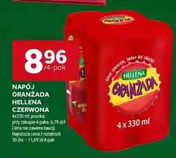 Stokrotka Napój Oranżada Hellena czerwona 4-pak oferta
