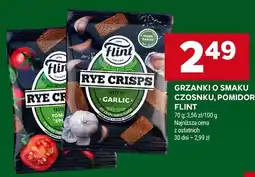 Stokrotka Grzanki o smaku czosnku Flint oferta