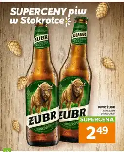 Stokrotka Piwo Żubr butelka zwrotna oferta
