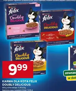 Stokrotka Karma dla kota Purina Felix Junior Doubly Delicious oferta