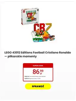 Media Expert Klocki LEGO 43012 Editions Football Cristiano Ronaldo - piłkarskie momenty oferta