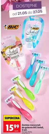 Biedronka Zestaw maszynek do golenia BiC Soleil, 3 szt oferta