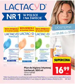 Biedronka Płyn do higieny intymnej Lactacyd oferta
