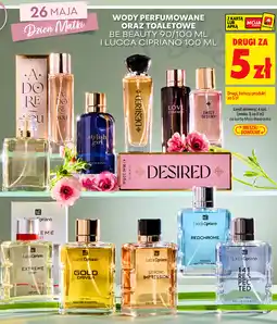 Biedronka WODY PERFUMOWANE ORAZ TOALETOWE BE BEAUTY 90/100 ML I LUCCA CIPRIANO oferta