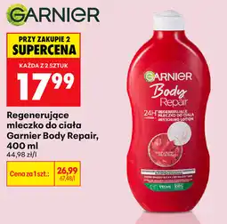 Biedronka Regenerujące mleczko do ciała Garnier Body Repair oferta