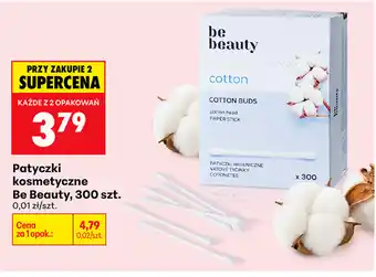 Biedronka Patyczki kosmetyczne Be Beauty, 300 szt oferta