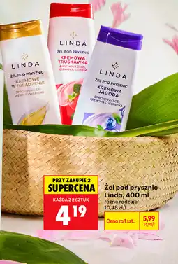 Biedronka Żel pod prysznic Linda oferta